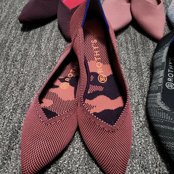 Rothy's Shoes - 10.5 Rothy's Rose Triple Stitch Points